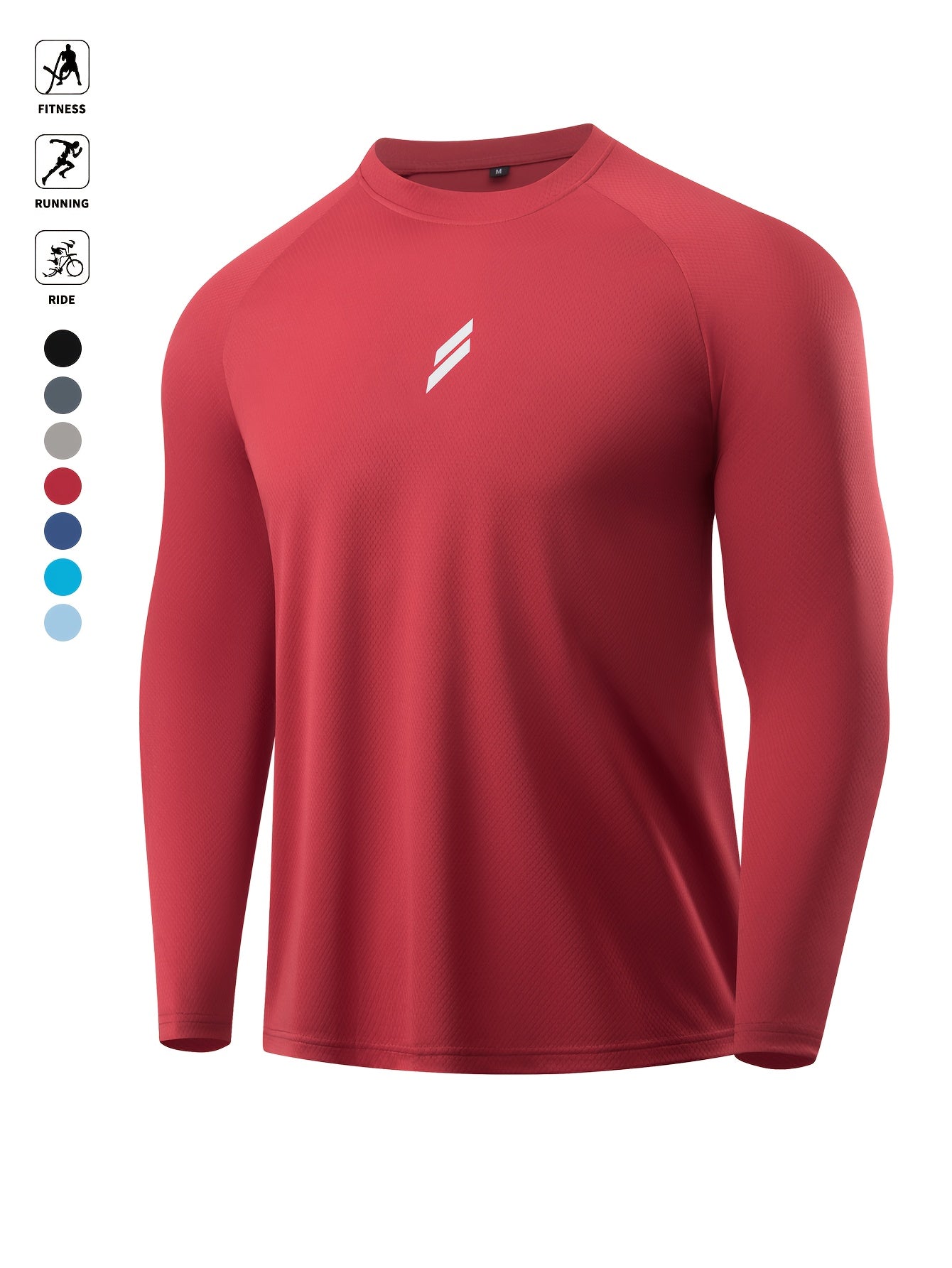 RUNNR FlowLite™ — Men’s Quick-Dry Long Sleeve Crewneck