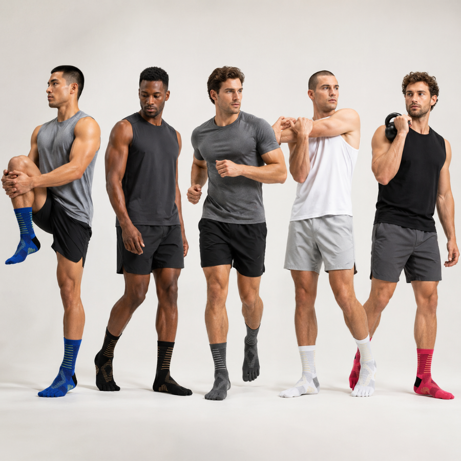 RUNNR CoolMax Toe Socks