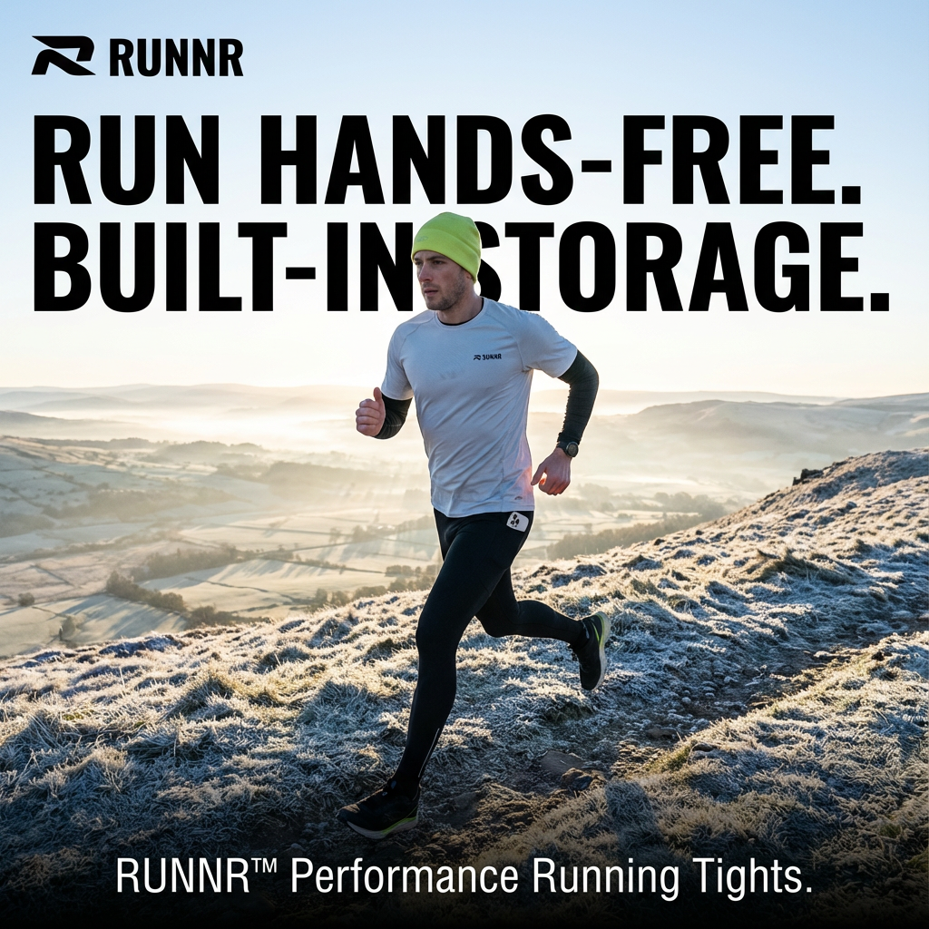RUNNR™ Performance Running Tights with Built-In Storage