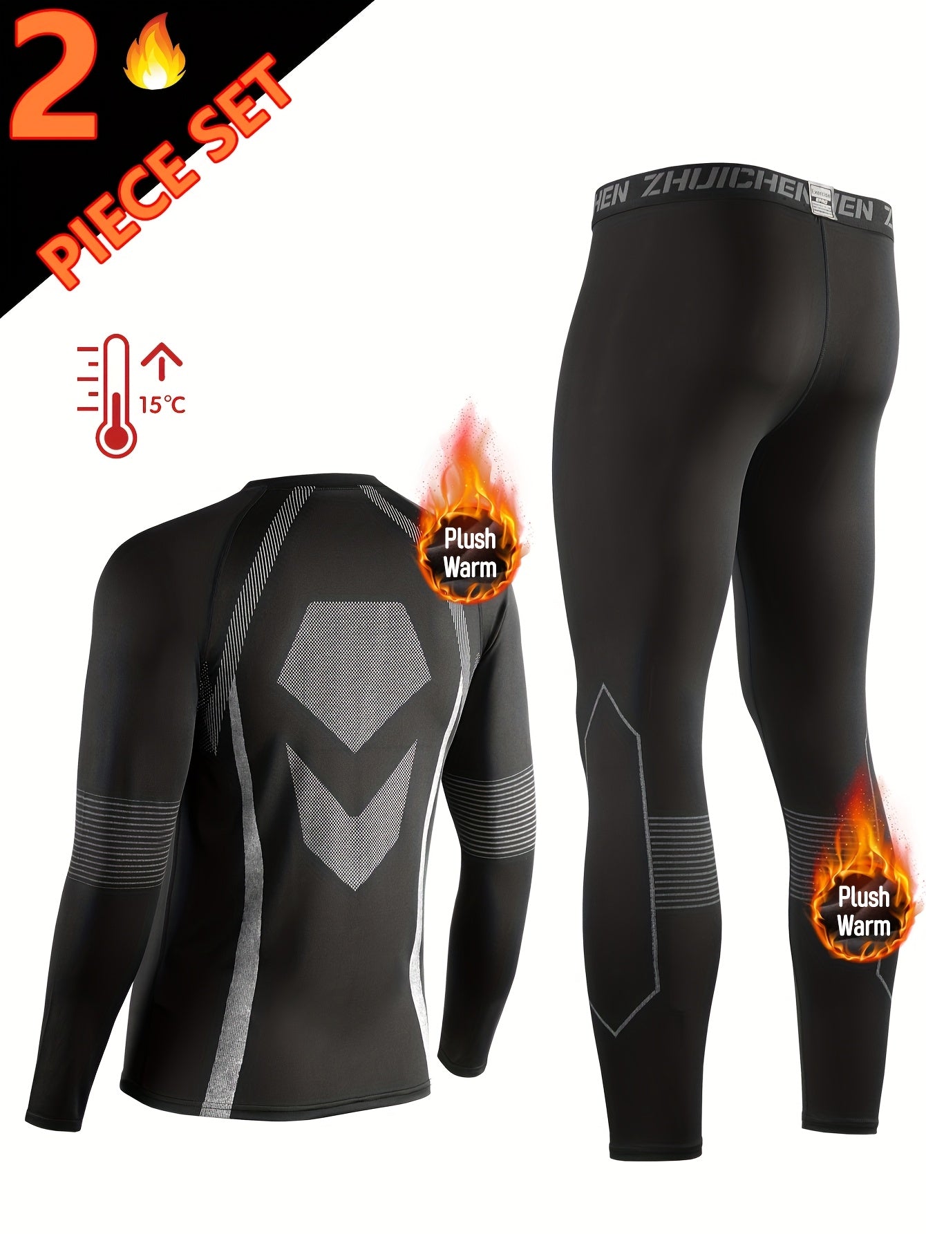 RUNNR Thermal Pro Set — Fleece-Lined Winter Training Suit