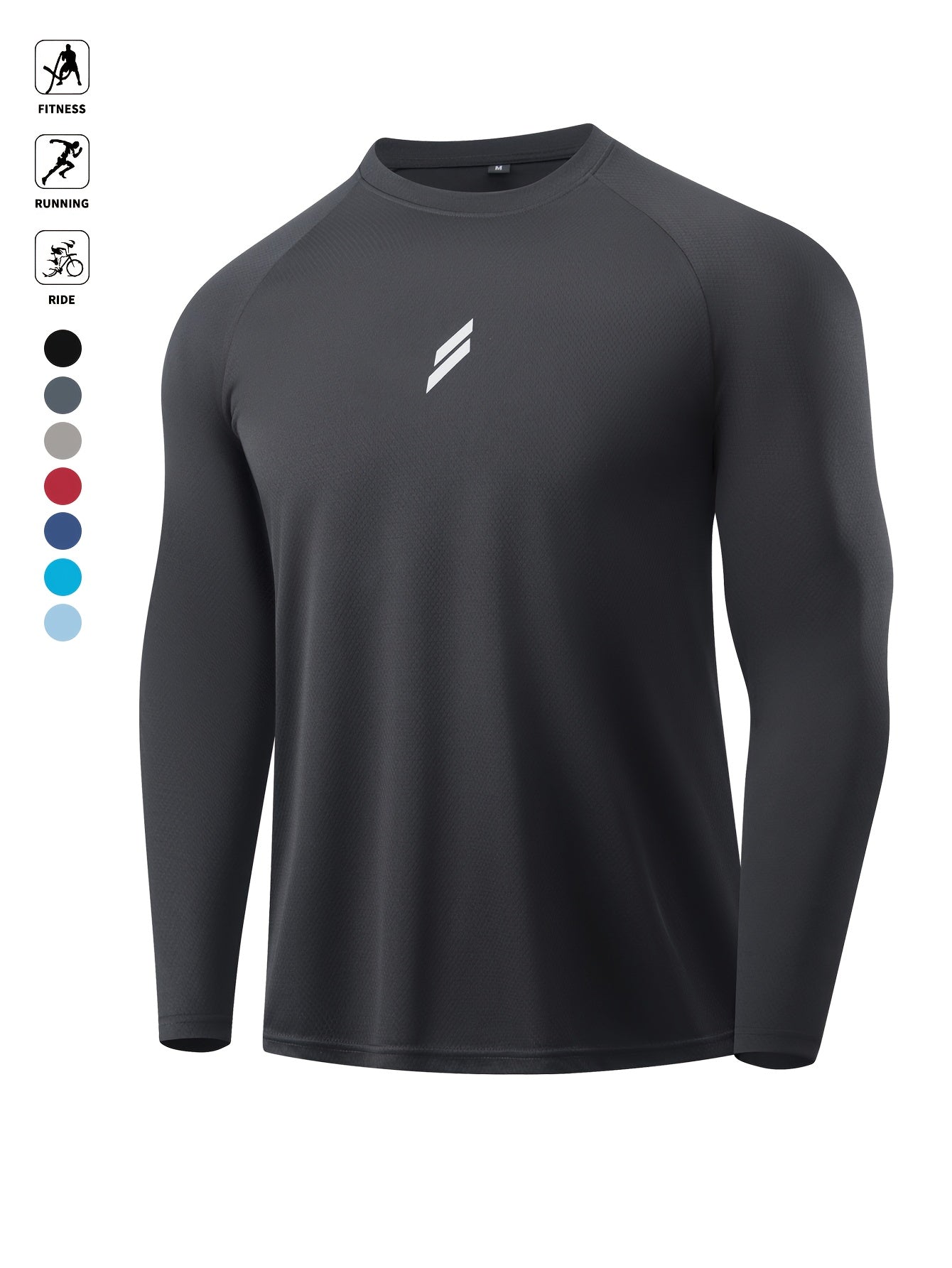 RUNNR FlowLite™ — Men’s Quick-Dry Long Sleeve Crewneck