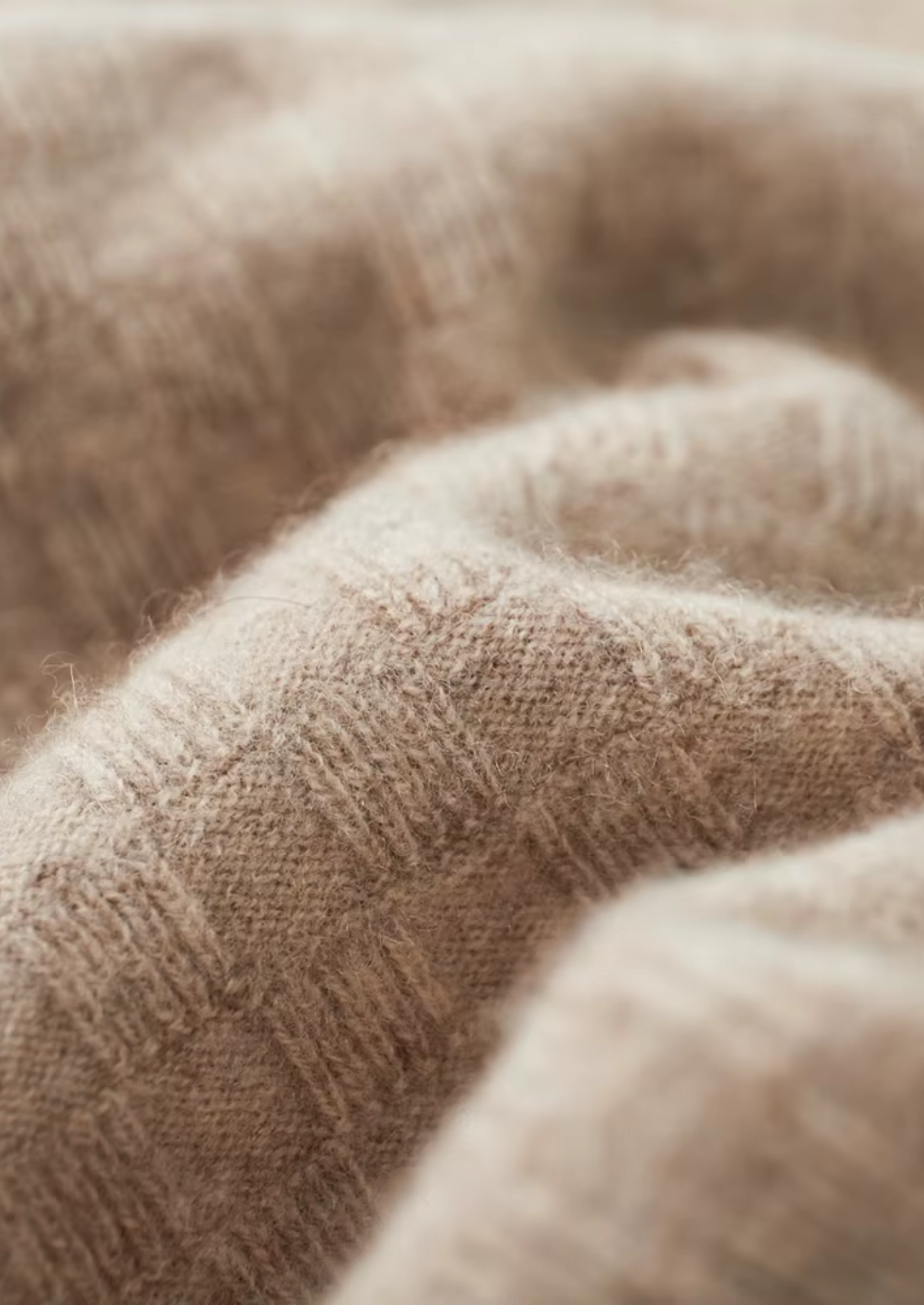 PURE EXTRA-FINE MERINO WOOL TEXTURED CREWNECK