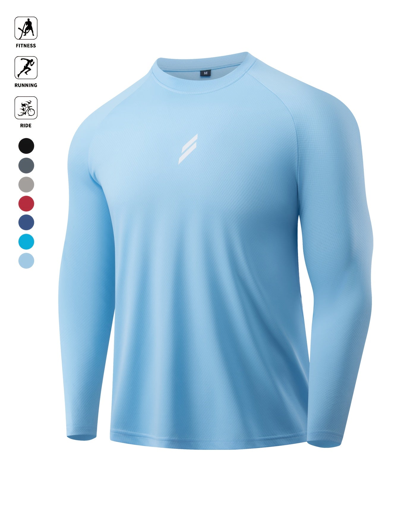 RUNNR FlowLite™ — Men’s Quick-Dry Long Sleeve Crewneck