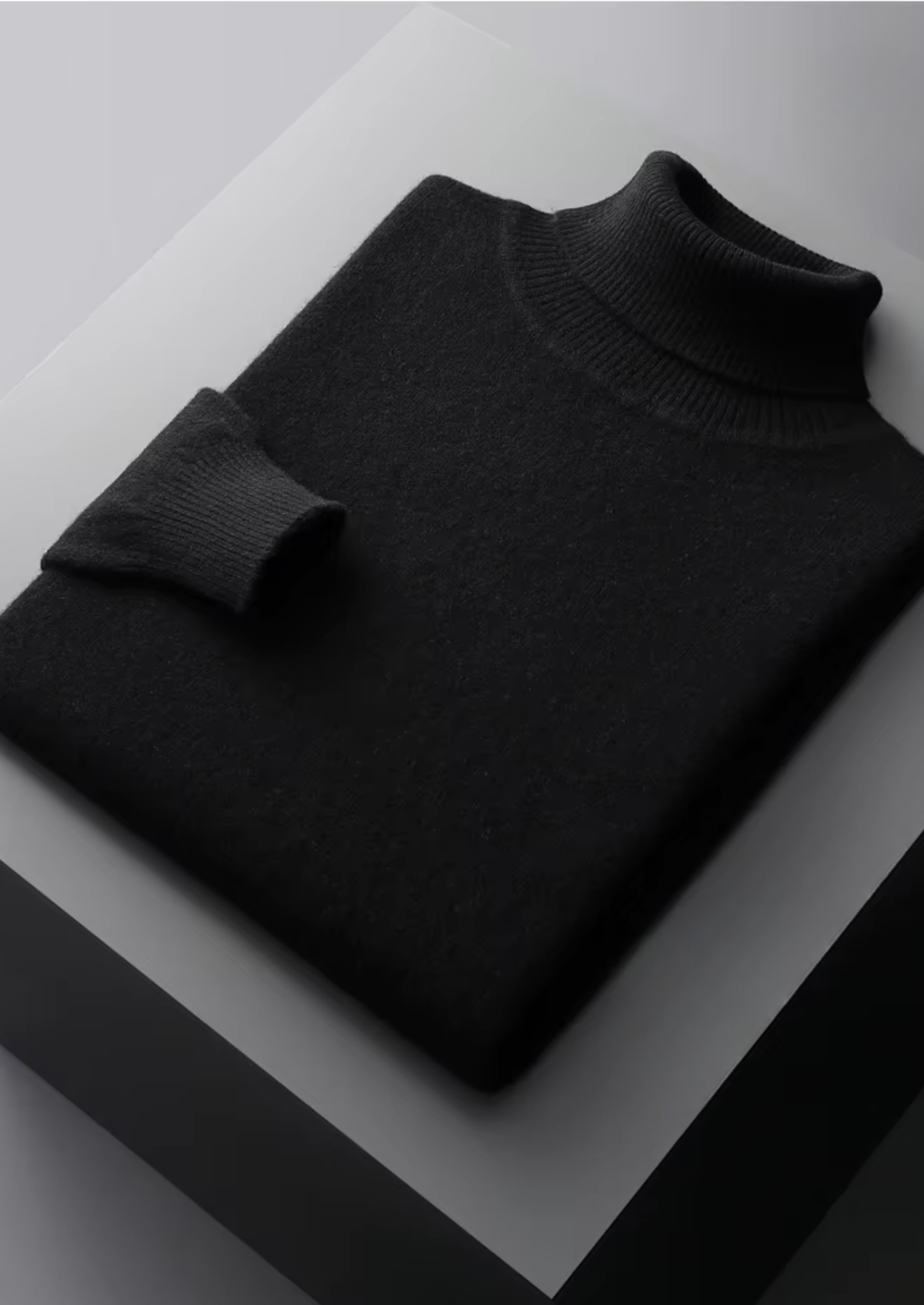 PURE EXTRA-FINE MERINO WOOL CLASSIC ROLLNECK