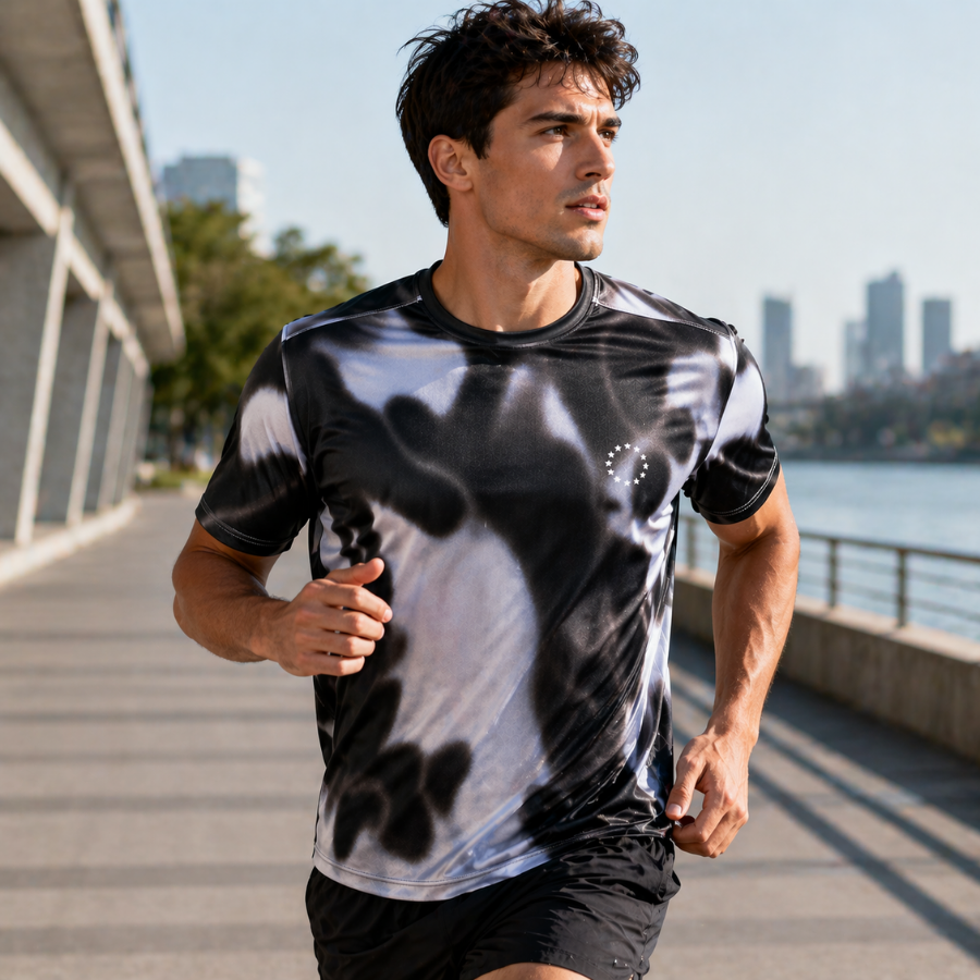 RUNNR Fog Shadow Performance Tee