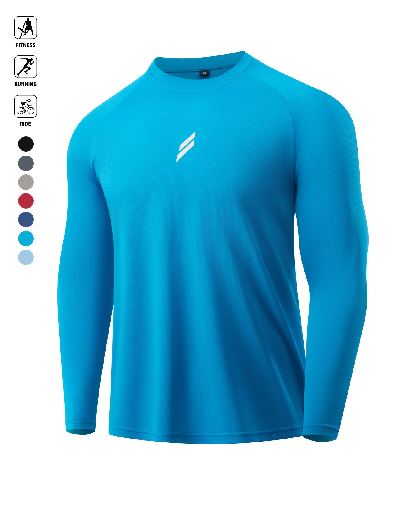 RUNNR FlowLite™ — Men’s Quick-Dry Long Sleeve Crewneck