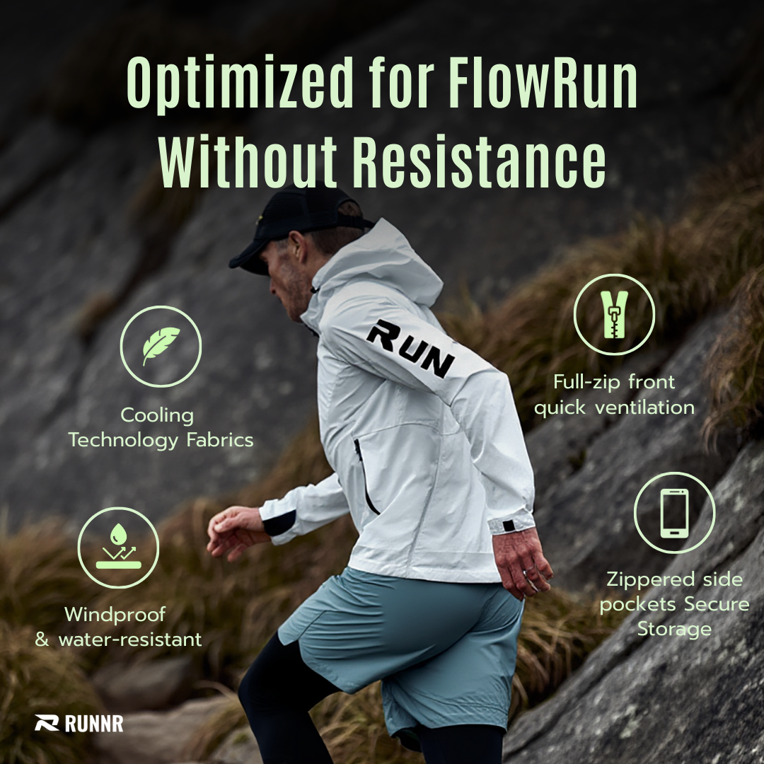 RUNNR AeroShield™ — Lightweight Hooded Running Jacket