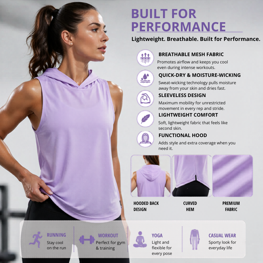 RUNNR AeroHood Woman's Singlet