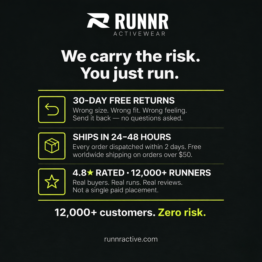 RUNNR Marathon Shorts — Built-In Belt
