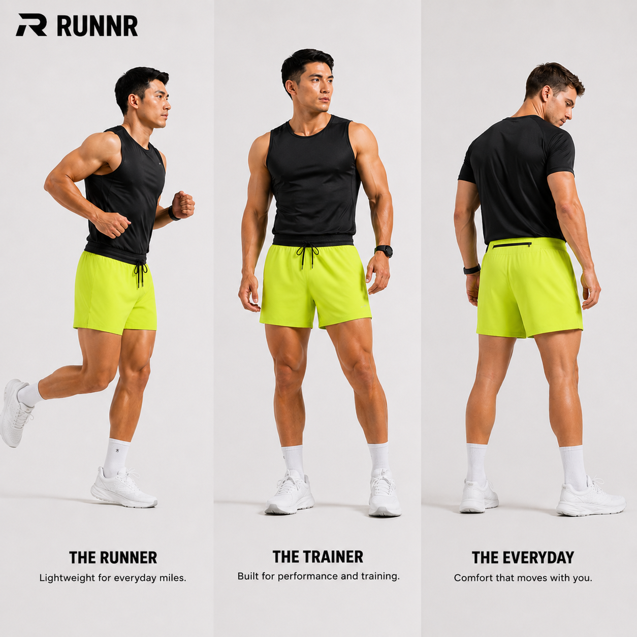 RUNNR AeroSplit Men's Running Shorts