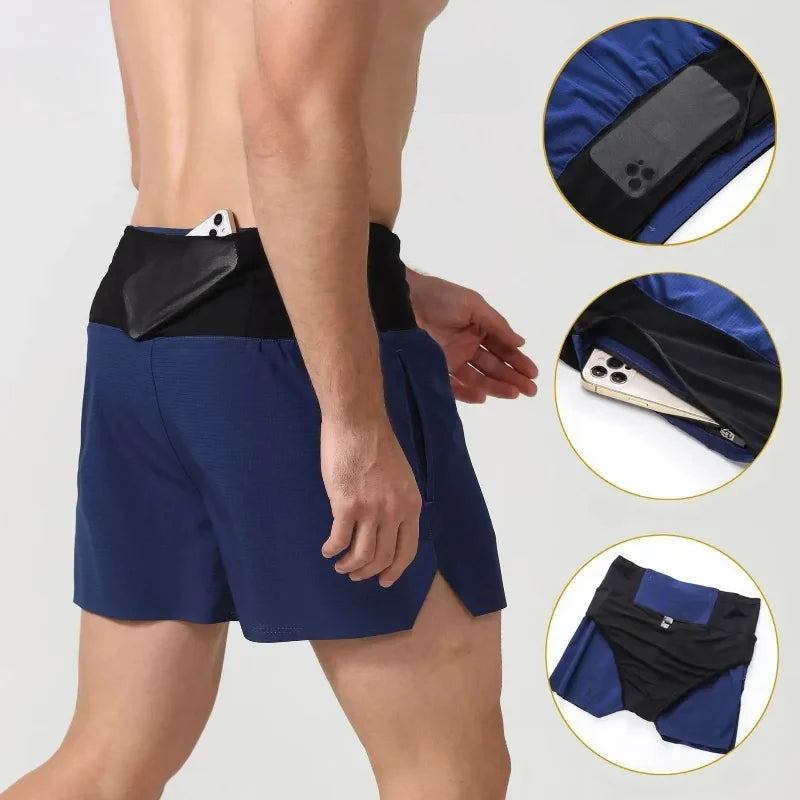 RUNNR™ 2-in-1 Marathon Shorts — Built-In Belt