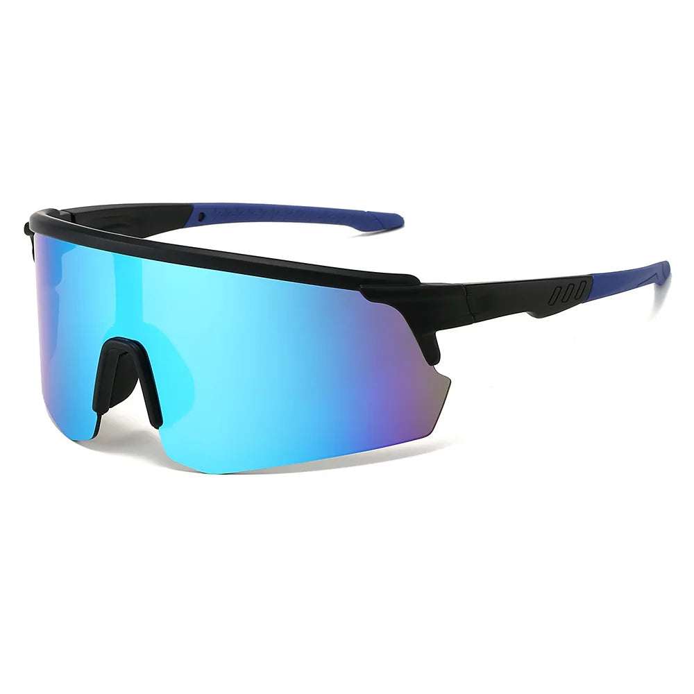 RUNNR AeroShield™ Sports Sunglasses — UV400 Protection · Anti-Fog · Mirrored Wraparound Lens