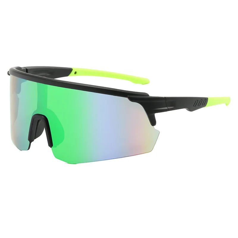 RUNNR AeroShield™ Sports Sunglasses — UV400 Protection · Anti-Fog · Mirrored Wraparound Lens
