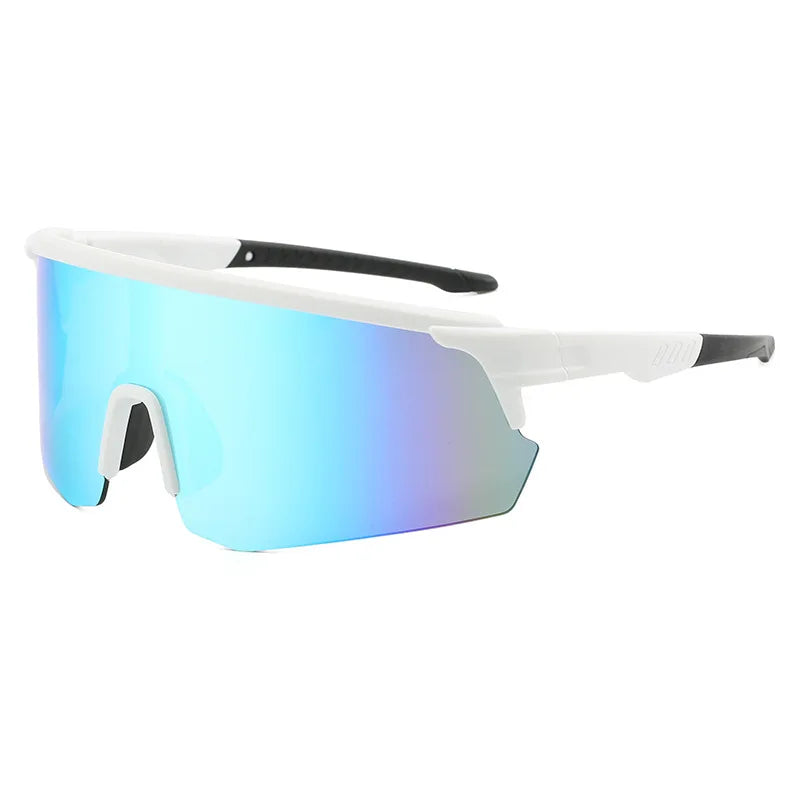RUNNR AeroShield™ Sports Sunglasses — UV400 Protection · Anti-Fog · Mirrored Wraparound Lens