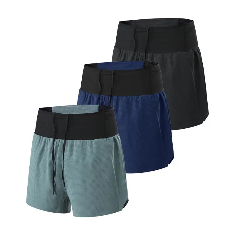 RUNNR™ 2-in-1 Marathon Shorts — Built-In Belt