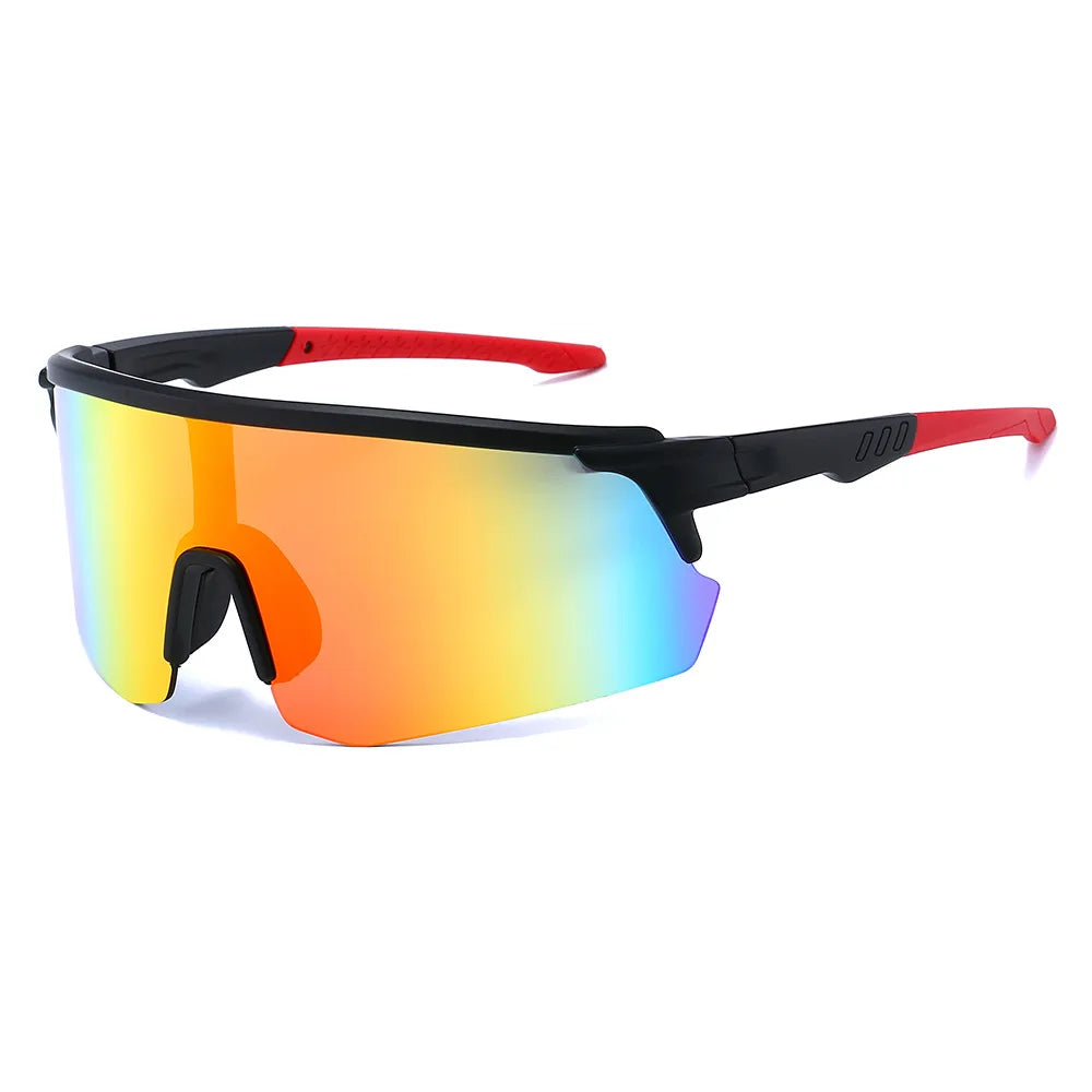 RUNNR AeroShield™ Sports Sunglasses — UV400 Protection · Anti-Fog · Mirrored Wraparound Lens