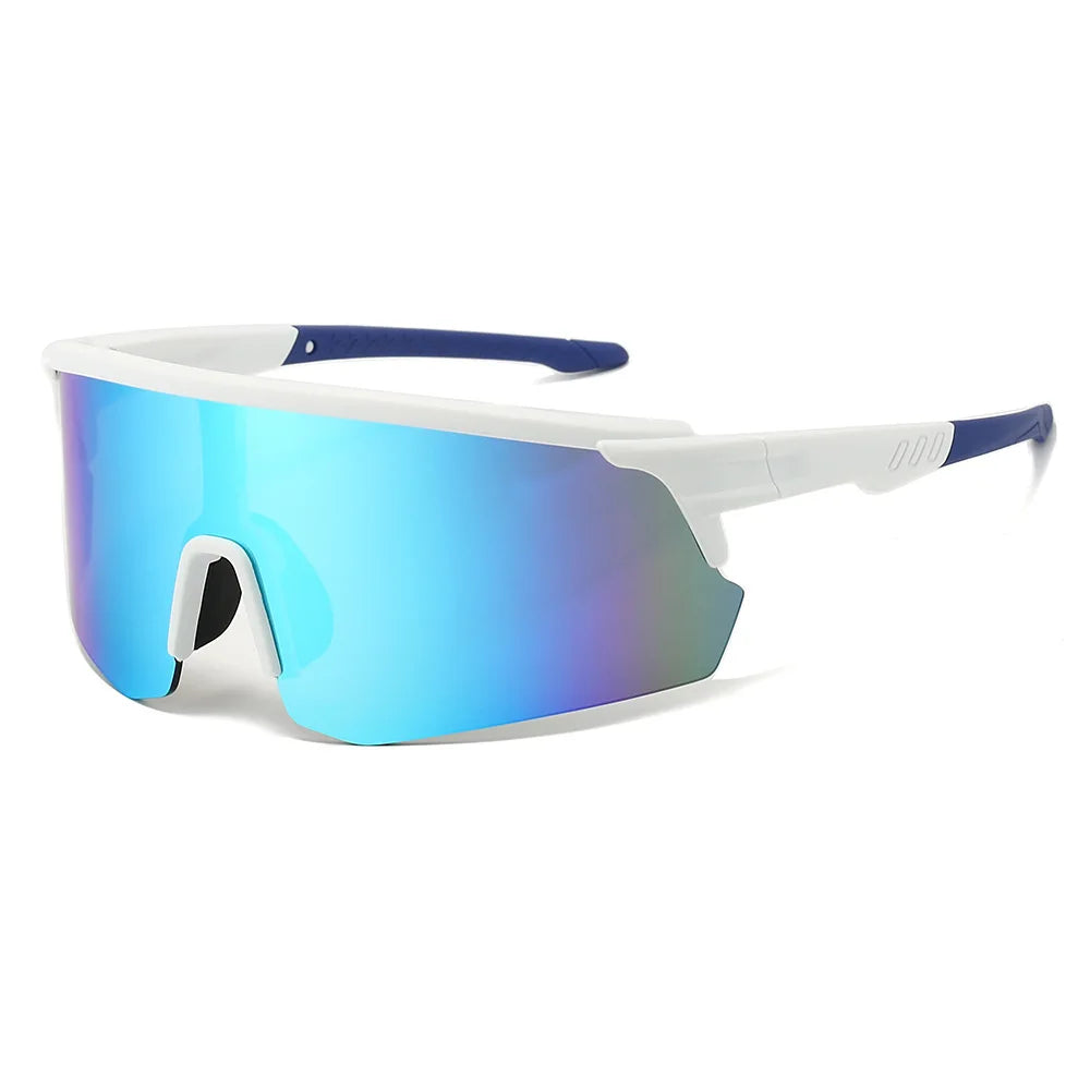 RUNNR AeroShield™ Sports Sunglasses — UV400 Protection · Anti-Fog · Mirrored Wraparound Lens
