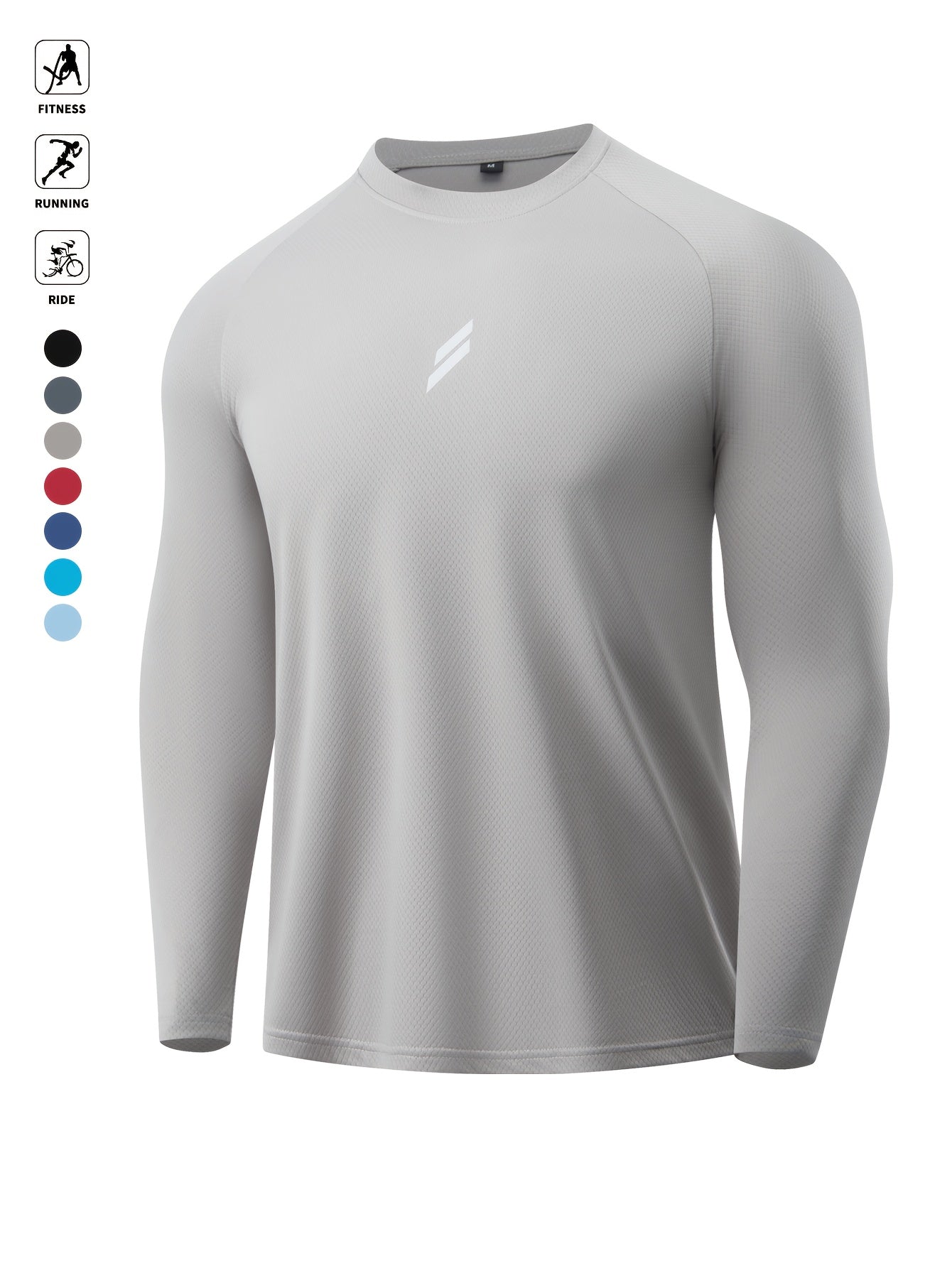 RUNNR FlowLite™ — Men’s Quick-Dry Long Sleeve Crewneck