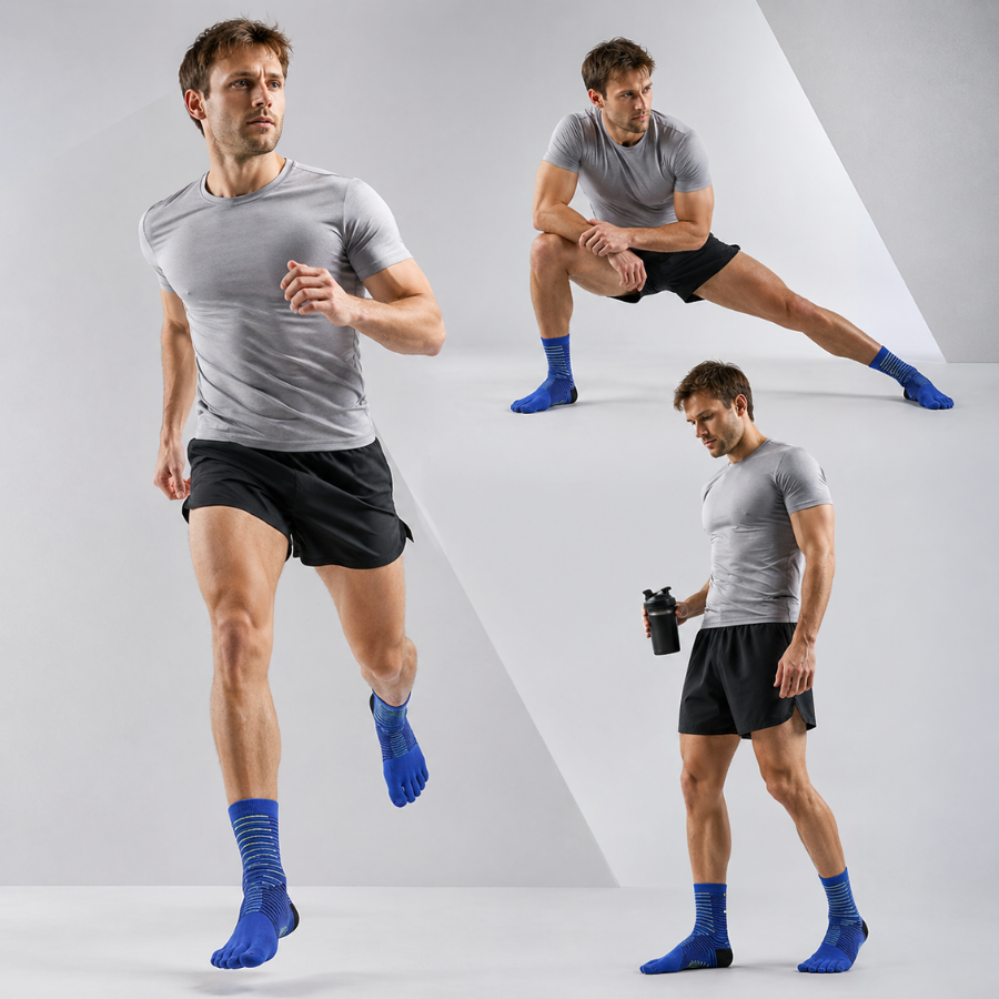 RUNNR CoolMax Toe Socks