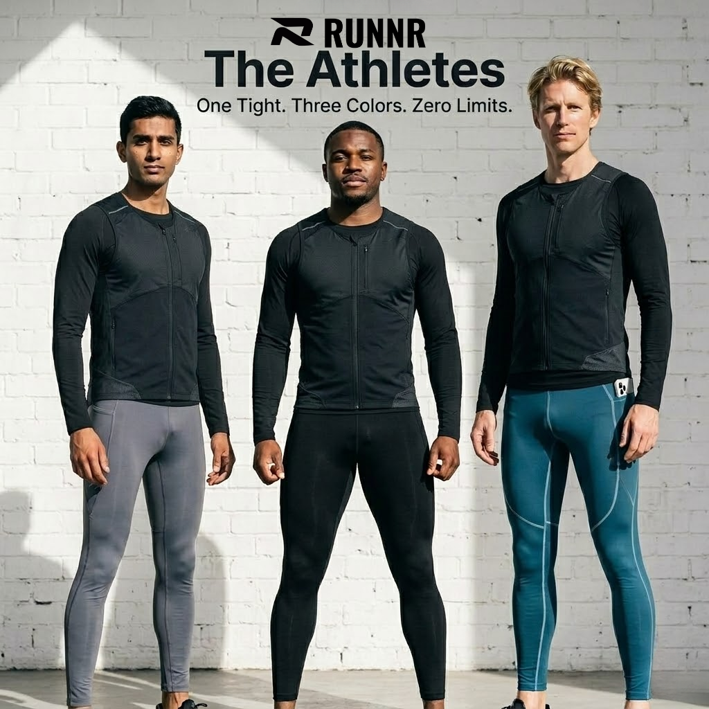 RUNNR™ Performance Running Tights with Built-In Storage