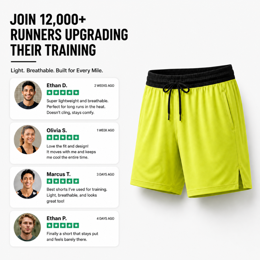 RUNNR AeroSplit Men's Running Shorts