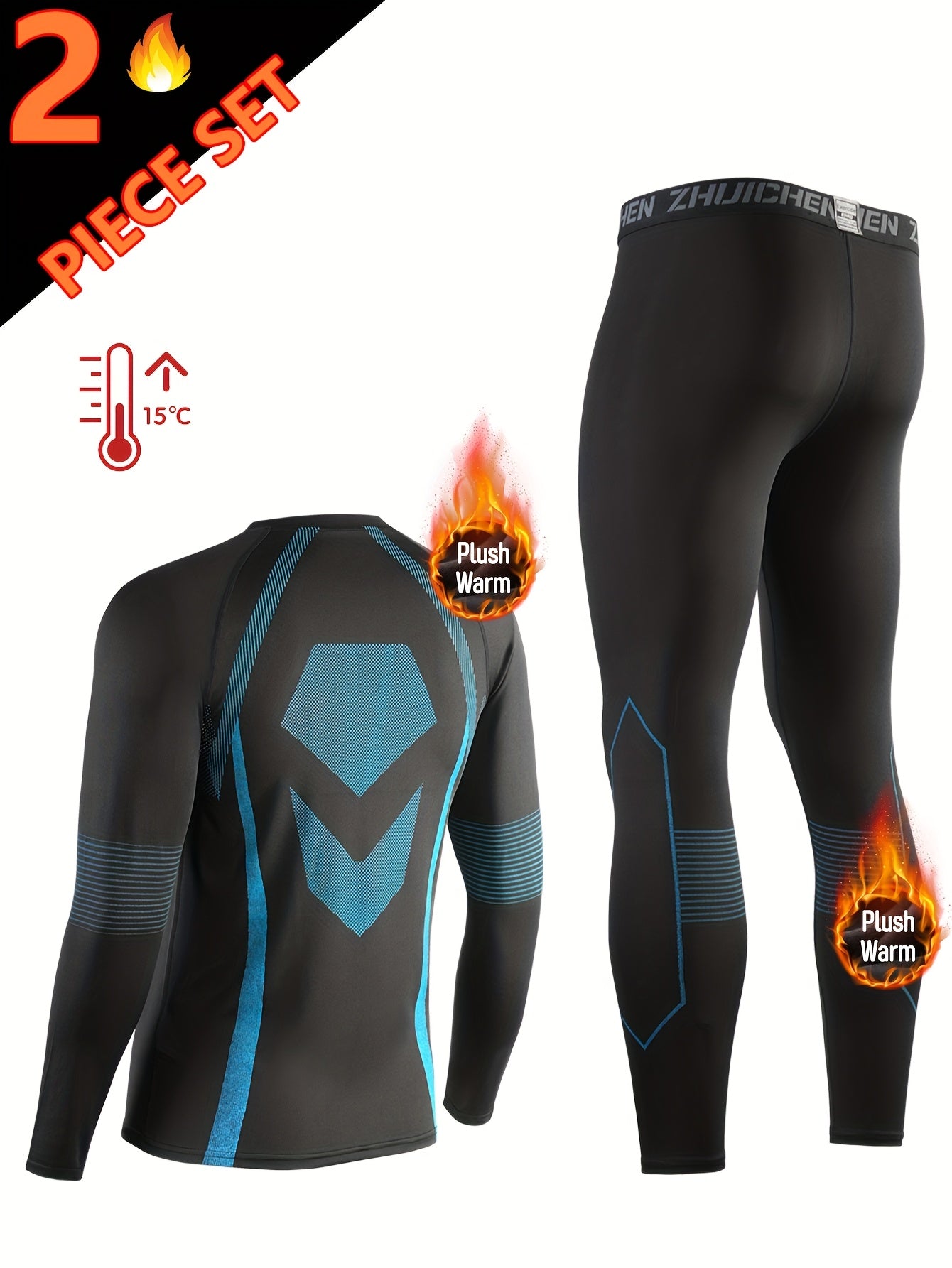 RUNNR Thermal Pro Set — Fleece-Lined Winter Training Suit