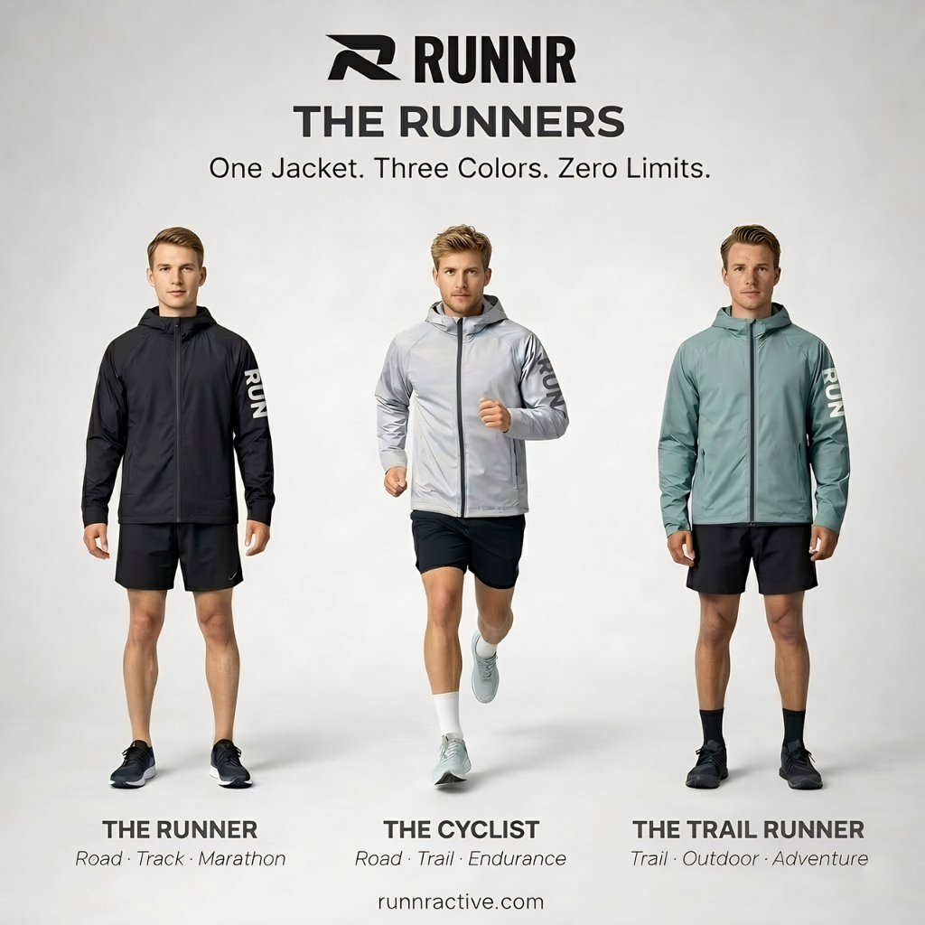 RUNNR AeroShield™ — Lightweight Hooded Running Jacket