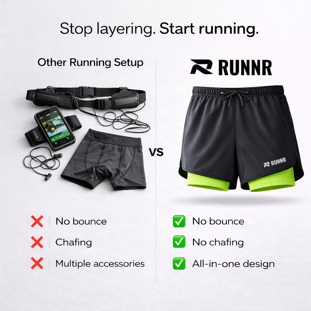 RUNNR 2-in-1 Running Shorts (Buy 2 Get 1 Free)