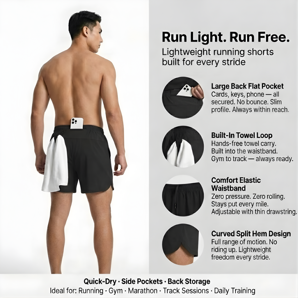 RUNNR CoreFlex™ Men’s Running Shorts