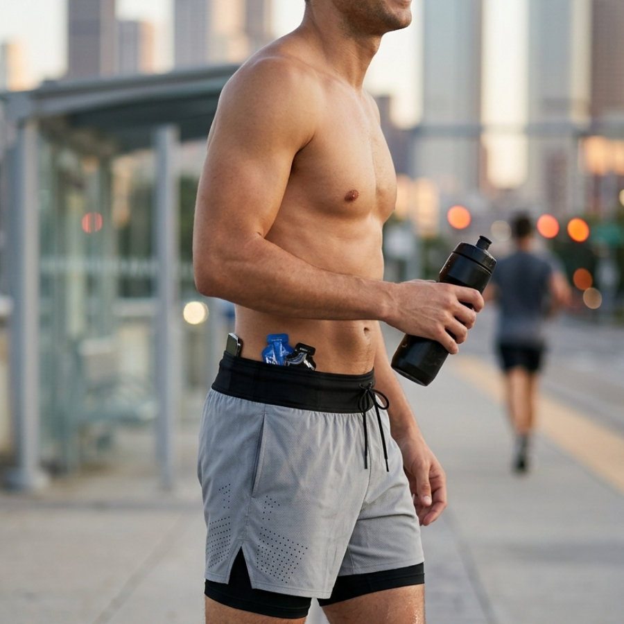 RUNNR 2-in-1 Trail Running Sports Shorts