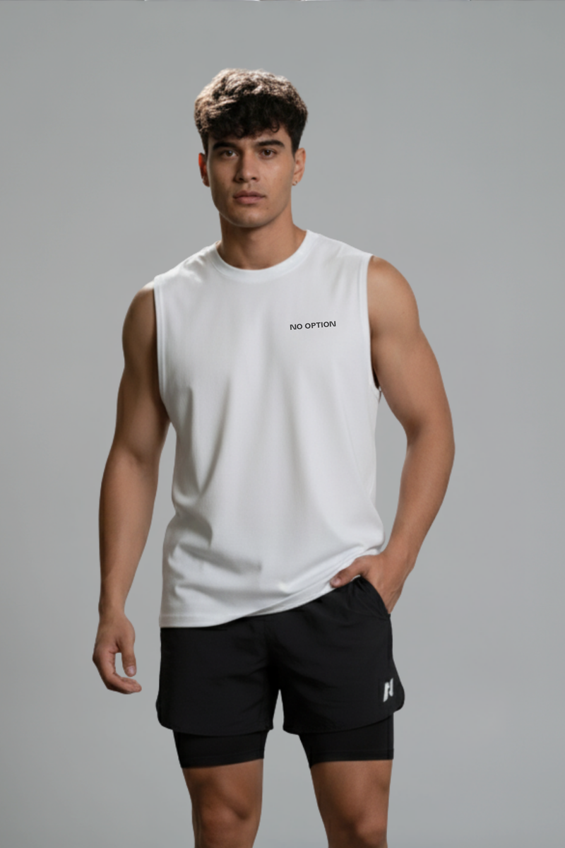 Gym & Lifestyle Tanktop - White