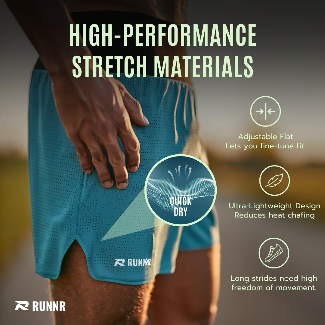 RUNNR™ 2-in-1 Marathon Shorts — Built-In Belt