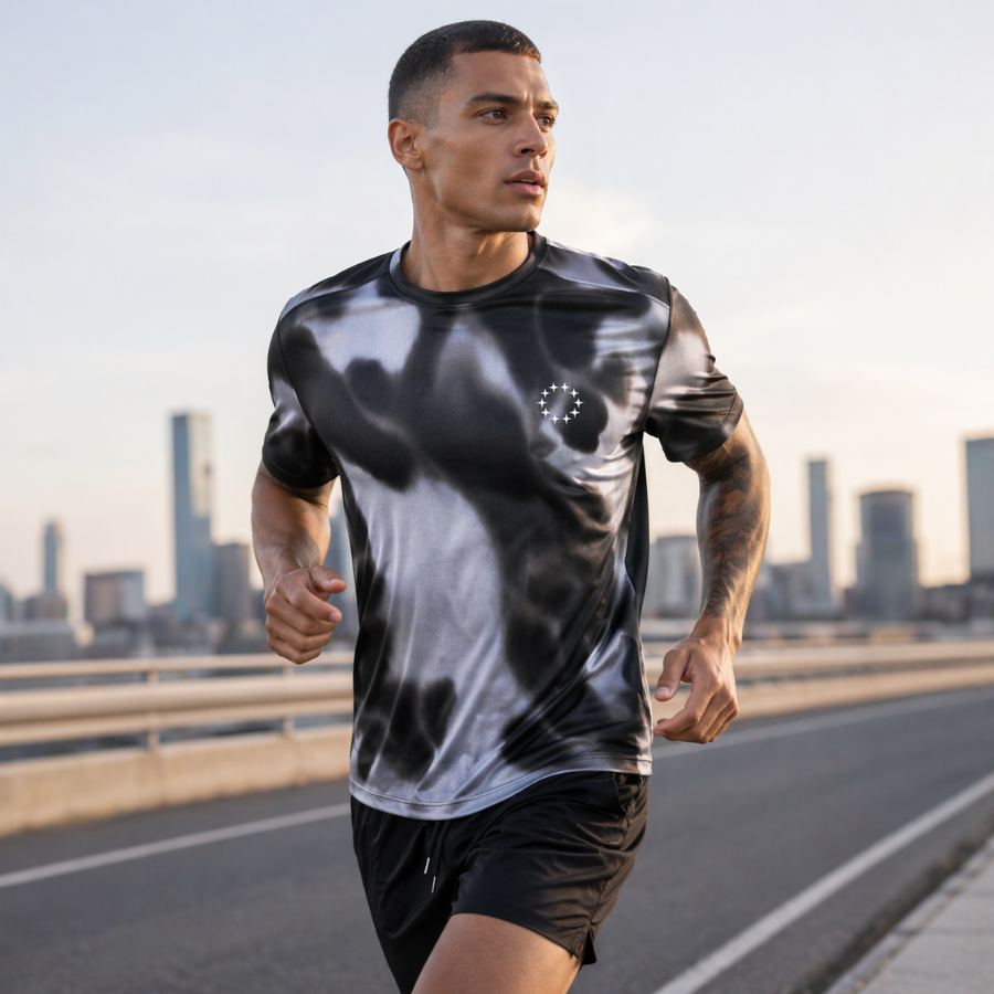 RUNNR Fog Shadow Performance Tee