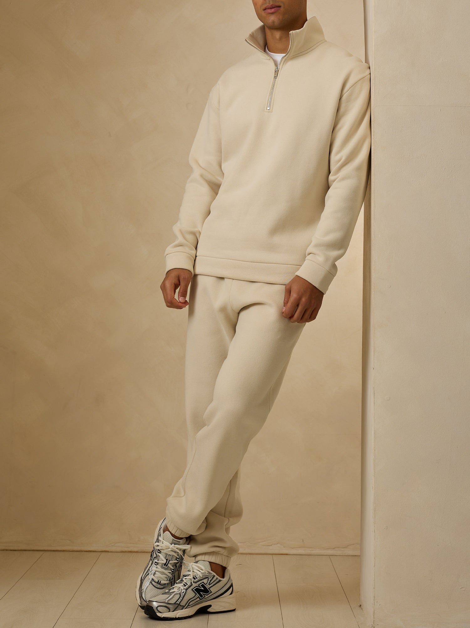 Classy Half-Zip Relaxed Tracksuit