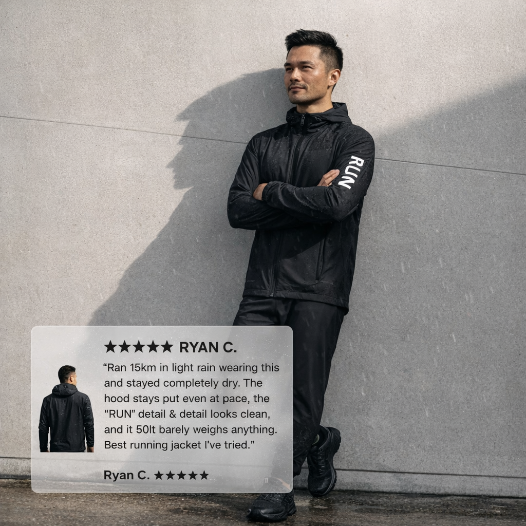RUNNR AeroShield™ — Lightweight Hooded Running Jacket