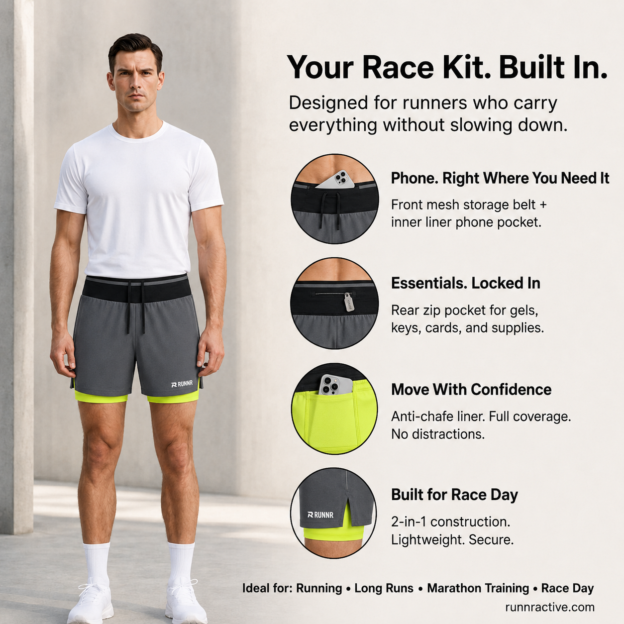RUNNR Marathon Pro Shorts