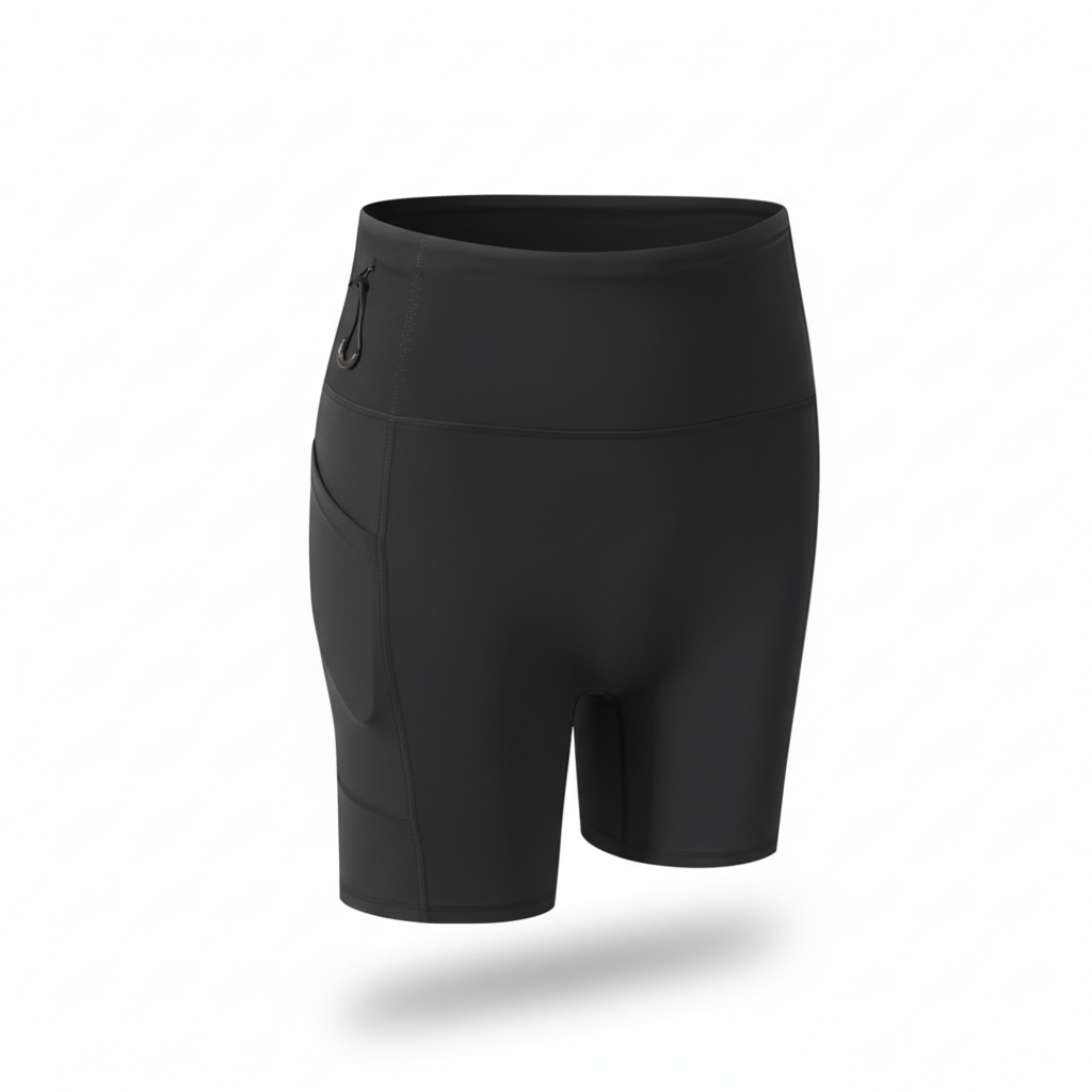 High-Rise Running Tights with Built-In Belt