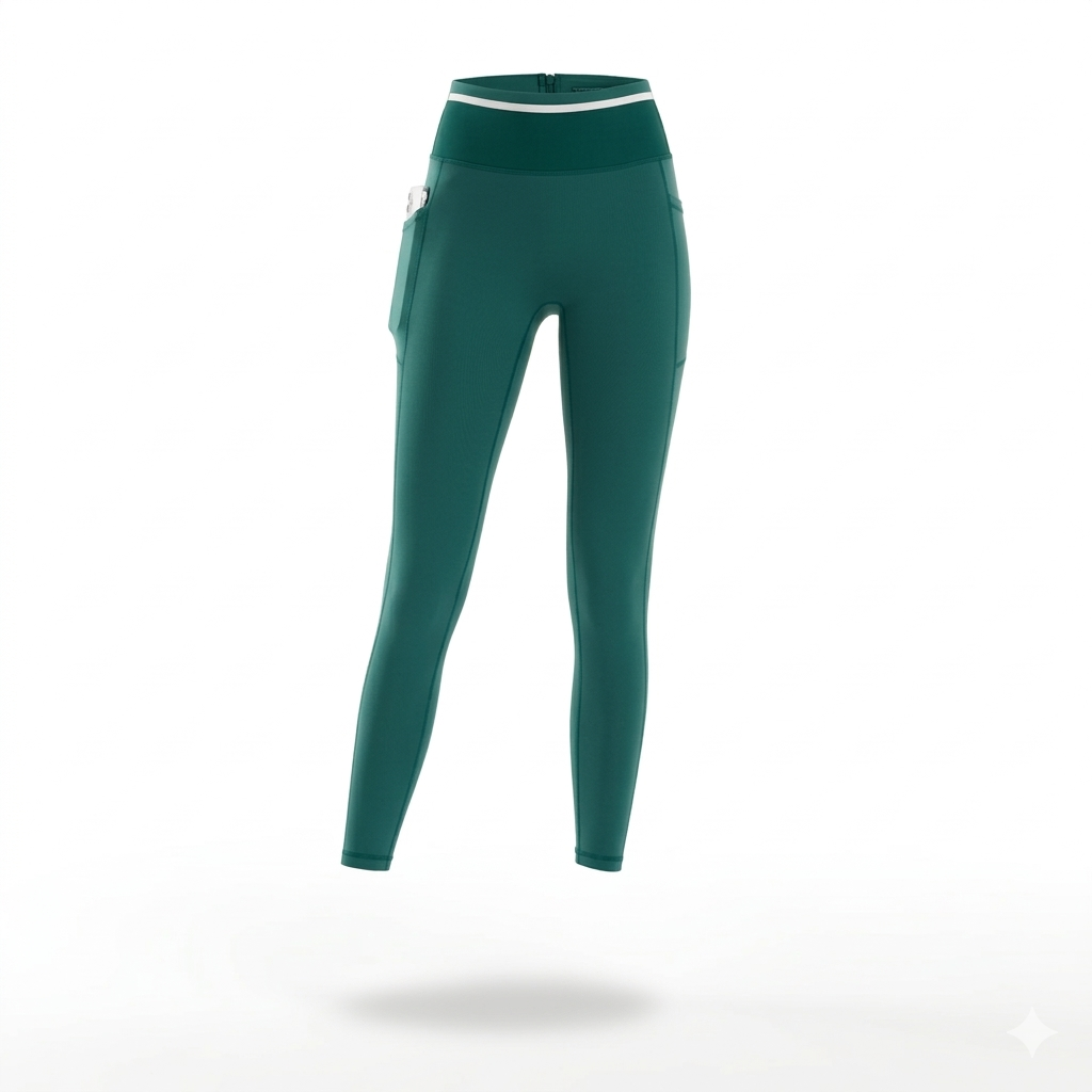 RUNNR Women’s High-Rise Running Tights with Built-In Belt