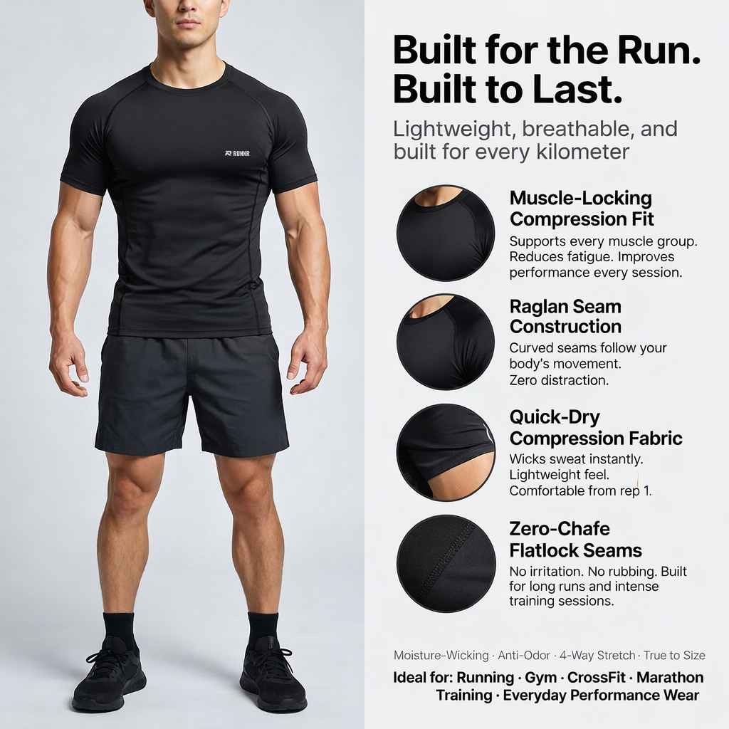 RUNNR COMPRESSION SHIRT