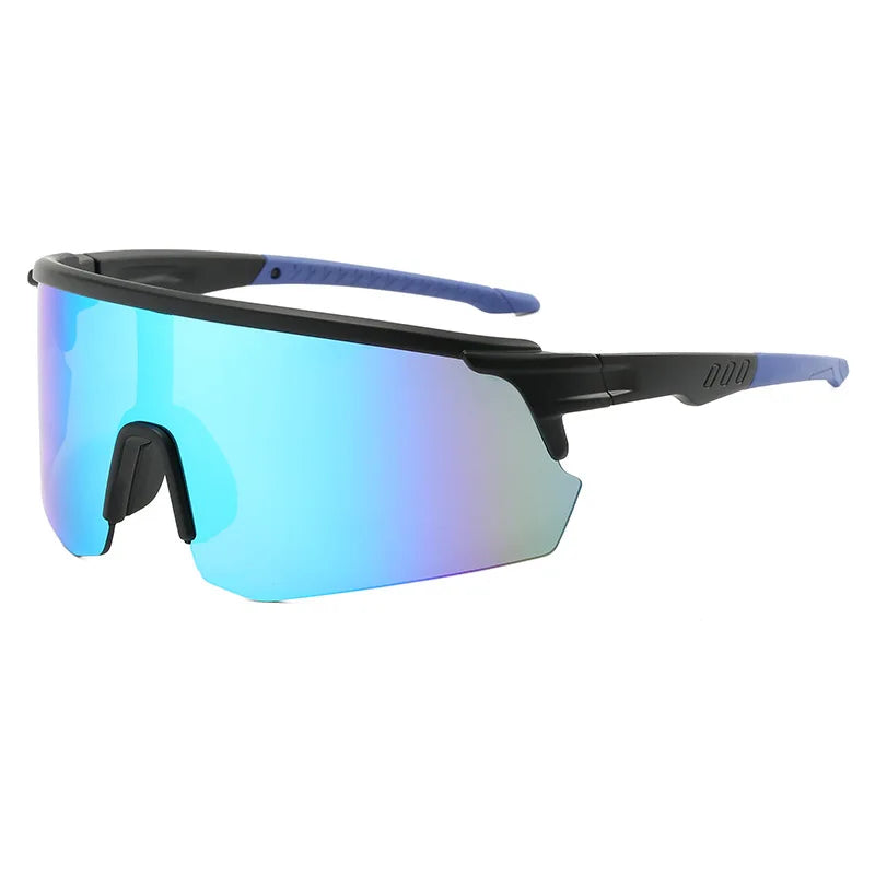 RUNNR AeroShield™ Sports Sunglasses — UV400 Protection · Anti-Fog · Mirrored Wraparound Lens