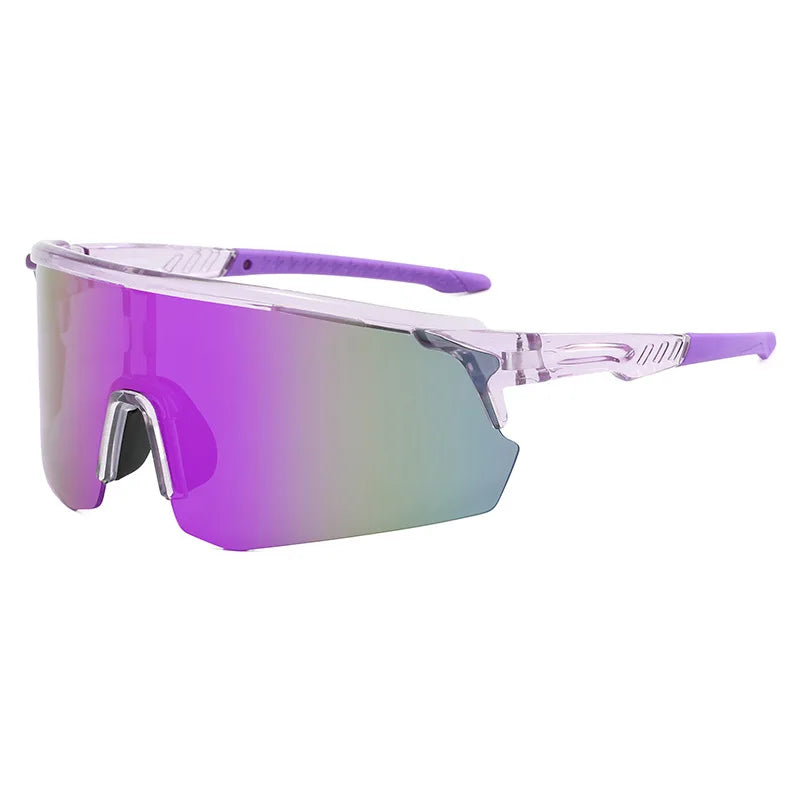 RUNNR AeroShield™ Sports Sunglasses — UV400 Protection · Anti-Fog · Mirrored Wraparound Lens