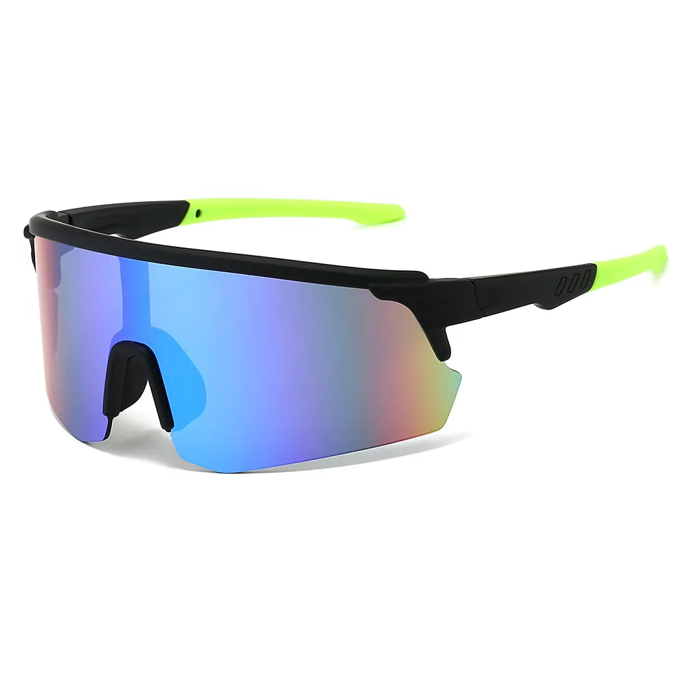 RUNNR AeroShield™ Sports Sunglasses — UV400 Protection · Anti-Fog · Mirrored Wraparound Lens