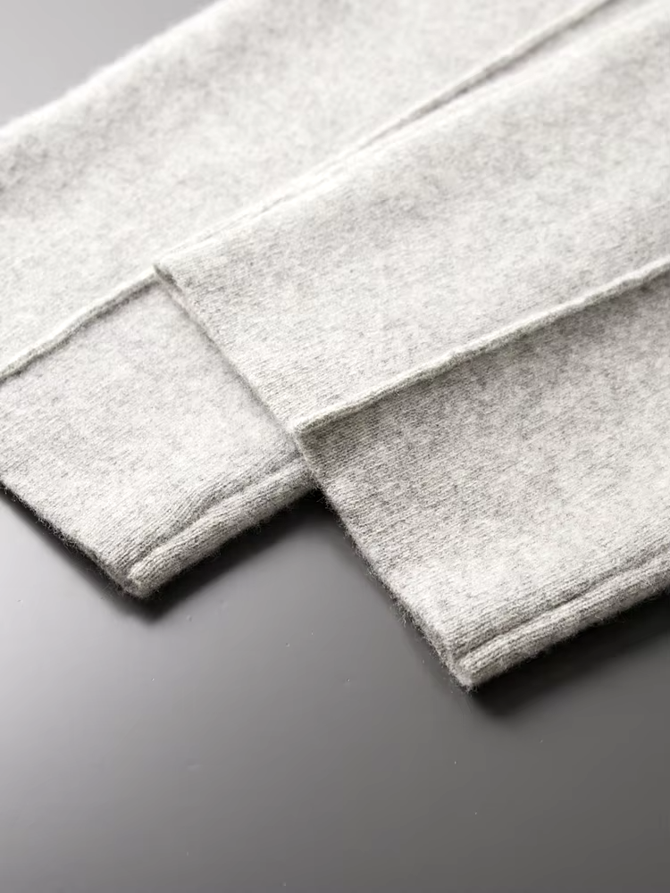 PURE EXTRA-FINE MERINO WOOL LEISURE TROUSERS