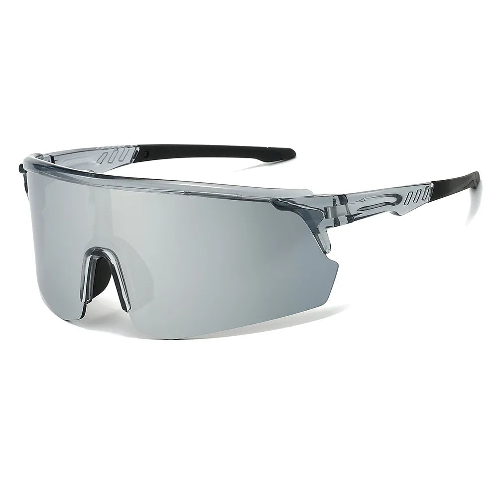 RUNNR AeroShield™ Sports Sunglasses — UV400 Protection · Anti-Fog · Mirrored Wraparound Lens