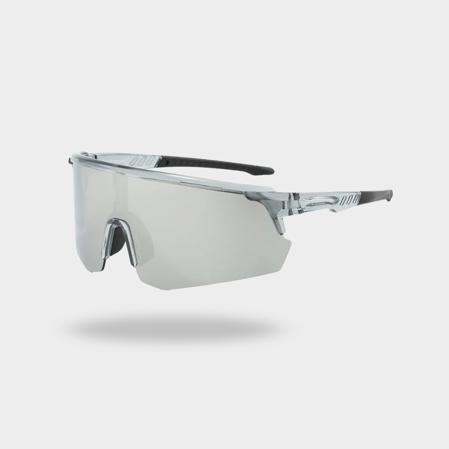 RUNNR AeroShield™ Sports Sunglasses — UV400 Protection · Anti-Fog · Mirrored Wraparound Lens