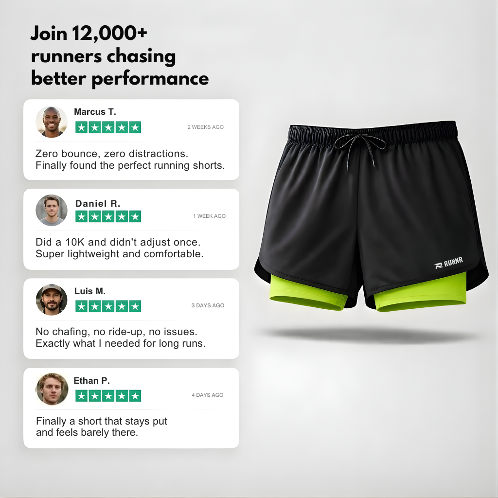 RUNNR 2-in-1 Running Shorts (Buy 2 Get 1 Free)